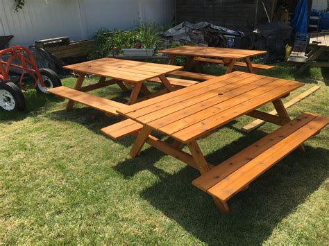 Picnic tables for sale near me - CedarStore.com has 6 Styles of Picnic Tables and many other Wooden Picnic Table and Outdoor Furniture. Shop online for wooden picnic tables in cedar, teak or pine. ... Patio / Picnic Tables On Sale (16) Quick Ship Tables (78) Stain Options (53) Paint Options (2) Table Benches (15) Design Professionals Inquiry Form: Custom or Special Orders ...